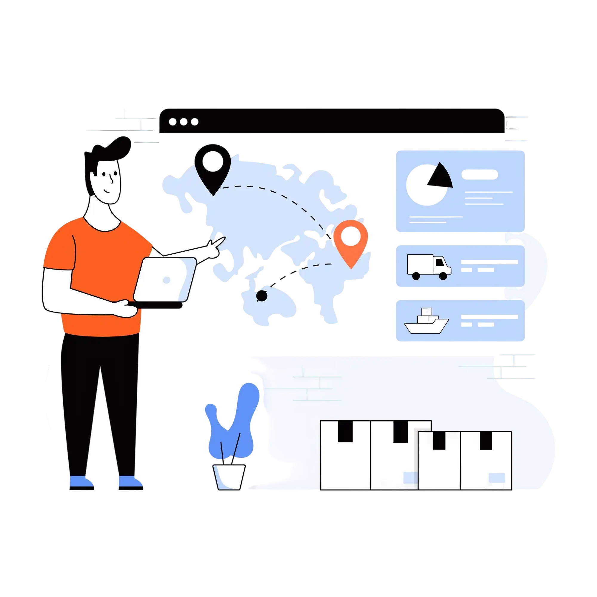 Van Sales Management mobile app with real-time inventory and delivery routes